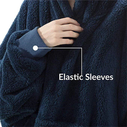 Oversized Fleece Blanket Hoodie